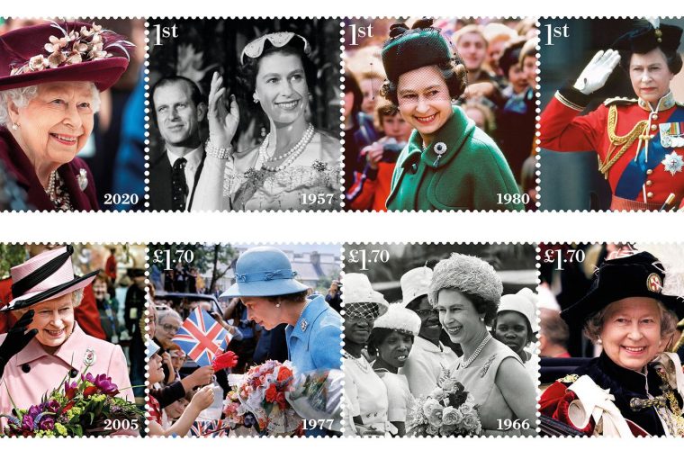 Conjunto de selos em comemoração ao jubileu de platina da Rainha Elizabeth II