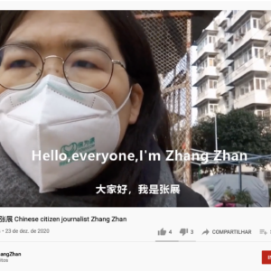 Zhang Zhan jornalista chinesa condenada por trans
