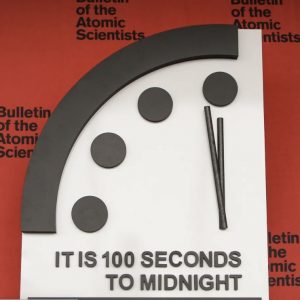 Relógio do Juízo Final Doomsday Clock 2022