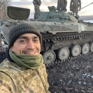 Oleksandr Makhov, jornalista ucraniano que se voluntariou para guerra