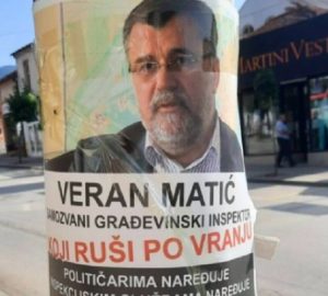 Sérvia, jornalista, assédio, Veran Matić