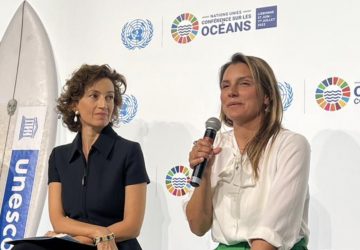 Maya Gabeira Unesco mudança climática Oceano Lisboa Conferência ONU Oceanos