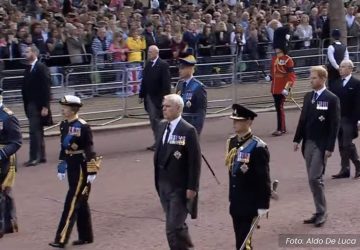 Londres cortejo fúnebre Rainha Elizabeth família real