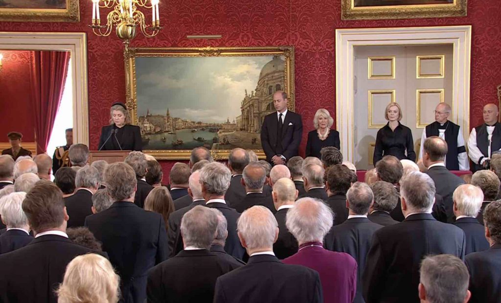 Proclamação Charles III cerimônia