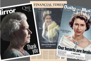 Rainha Elizabeth morte jornais