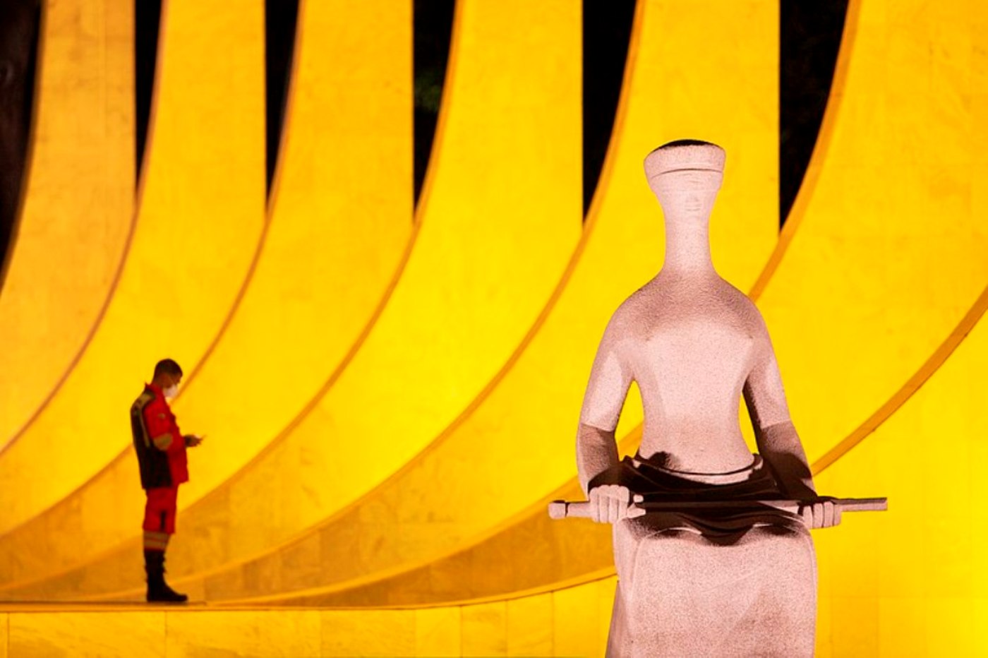 Estátua A Justiça e STF foto de monumento concurso de fotografia prêmio de fotografia Brasília