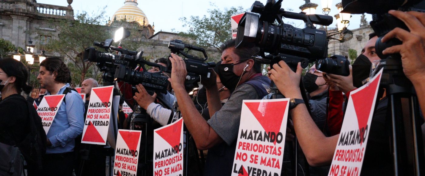 Protesto no México contra asesinatos de jornalistas