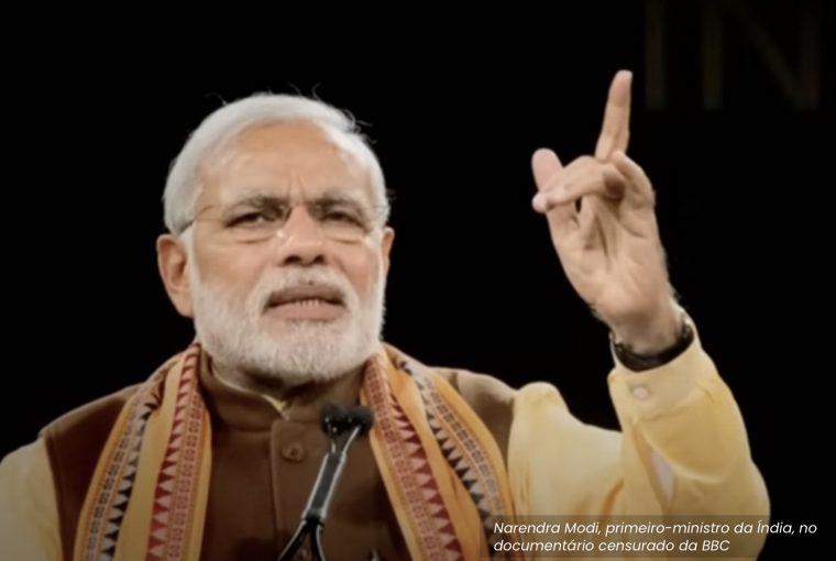 Narendra Modi primeiro-ministro Índia censura documentário BBC liberdade de imprensa