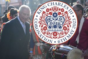 Rei Charles selo logomarca coroação