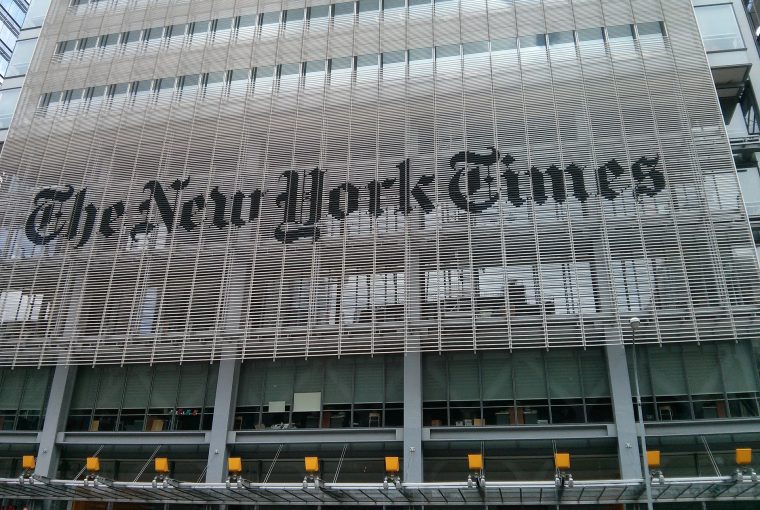 Sede do New York Times, nos Estados Unidos (Foto: Pixabay)