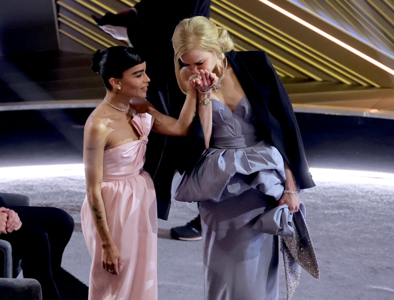Zoe Kravitz e Nicole Kidman fotógrafo foto tapa Oscar 2022 cinema entretenimento Hollywood 