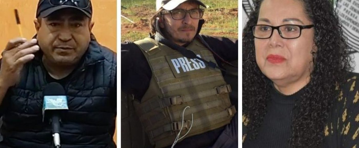 Armando Linares (México), Brent Renaud (EUA) e Lourdes Maldonado (México) são três dos 25 jornalistas assassinados até março de 2022 (Foto: Reprodução/Facebook e Instagram)