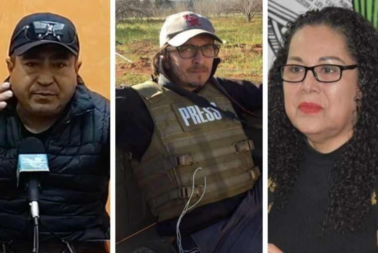 Armando Linares (México), Brent Renaud (EUA) e Lourdes Maldonado (México) são três dos 25 jornalistas assassinados até março de 2022 (Foto: Reprodução/Facebook e Instagram)