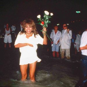 Tina Turner no mar, no reveillon do Rio de Janeiro em 1988