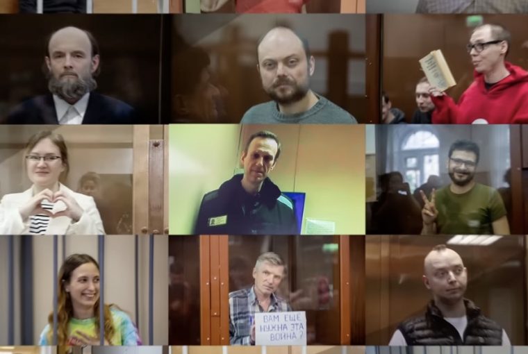 Presos políticos homenageados por movimento de protesto no Dia da Rússia