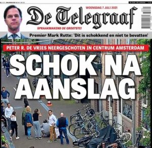 Peter De Vries jornalsita holandês assassinado crime jornalista Holanda 