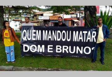 Dom Phillips e Bruno Araújo, investigação do caso, morte de jornalista britânico, protesto