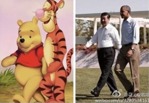 Xi Jinping meme Obama Ursinho Pooh censura China redes sociais