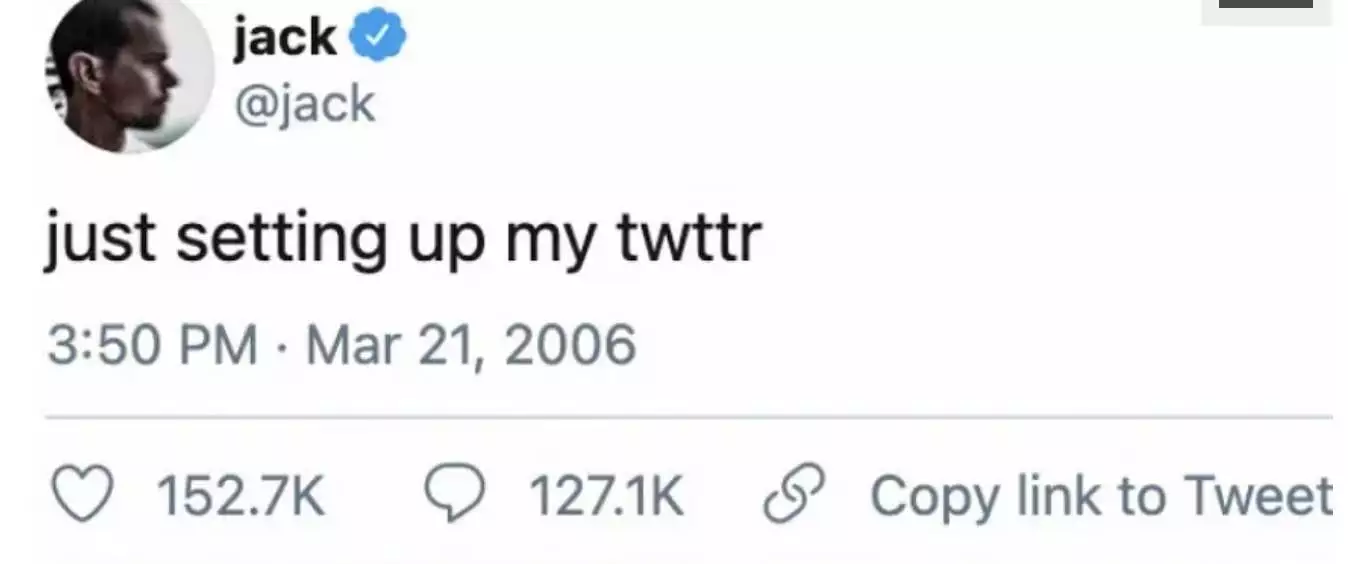 Jack Dorsey, ex-CEO do Twitter, foi o primeiro a tuitar 