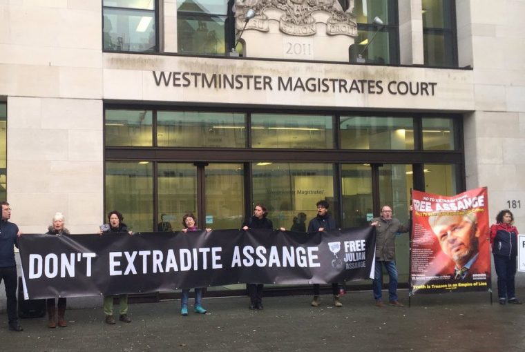 Julian Assange defesa Wikileaks extradição Reino Unido EUA