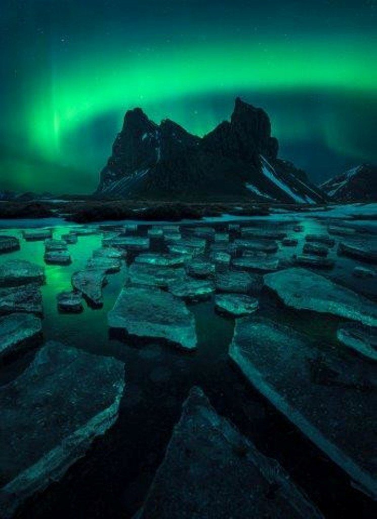 Aurora boreal fotografia Islândiaastronômica astrofotografia concurso de fotografia prêmio de fotografia 