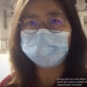 Zhang Zhan, jornalista-cidadã na China, foi hospitalizada devido à greve de fome na prisão