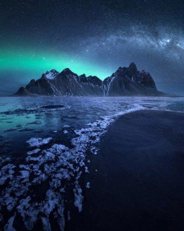 Via láctea fotografia astronômica astrofotografia concurso de fotografia prêmio de fotografia Islândia
