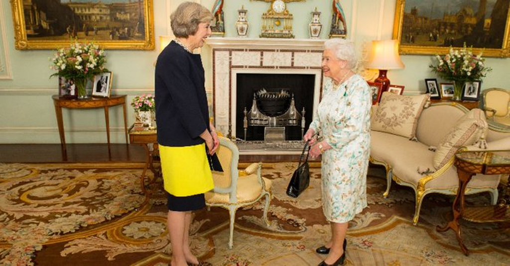 Thereza May Primeiro-ministro britânico Rainha Elizabeth Reino Unido