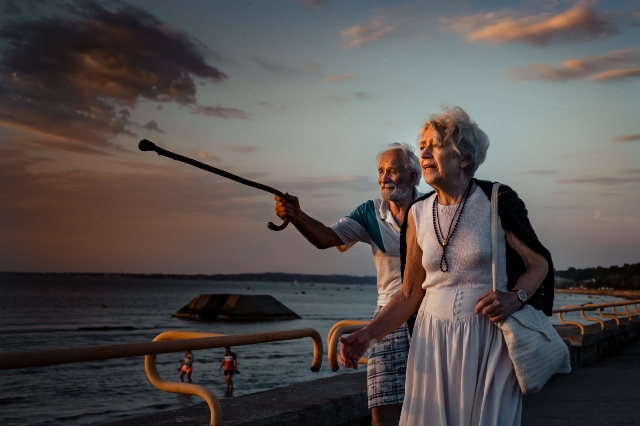 casal idoso prêmio de fotografia concurso de fotografia Cewe fotografia de pessoas Mar Báltico