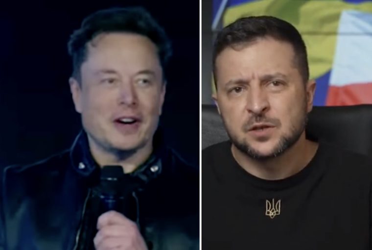 Elon Musk Ucrânia Zelensky guerra Rússia