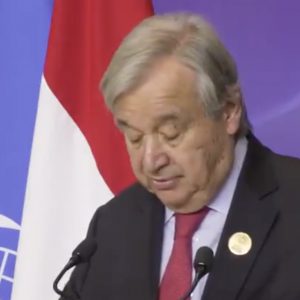 Antônio Guterres ONU COP27 justiça climática