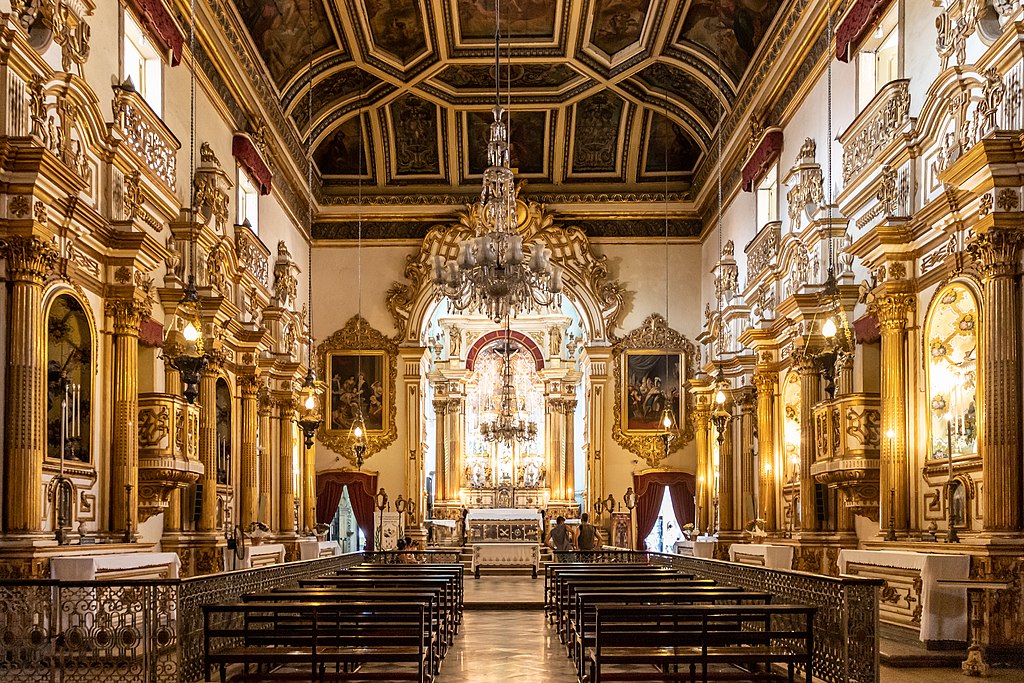 Interior da Igreja de S. Francisco fotografia de monumentos concurso de fotografia prêmio de fotografia Salvador BA