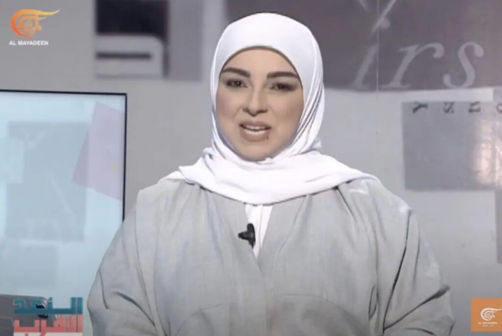 Apresentadora da Al-Mayadeen, TV libanesa bloqueada por Israel