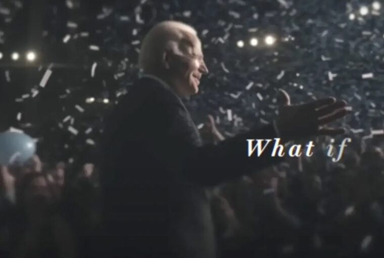 Joe Biden em imagem deepfake usada em vídeo do Partido Republicano