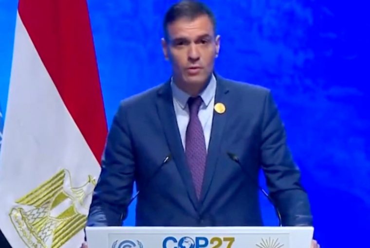 Pedro Sánchez primeiro-ministro Espanha COP27