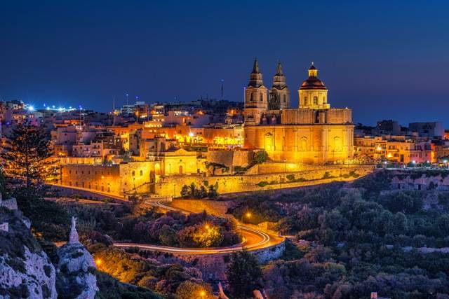 Igreja de Mellieha fotografia de monumentos Malta