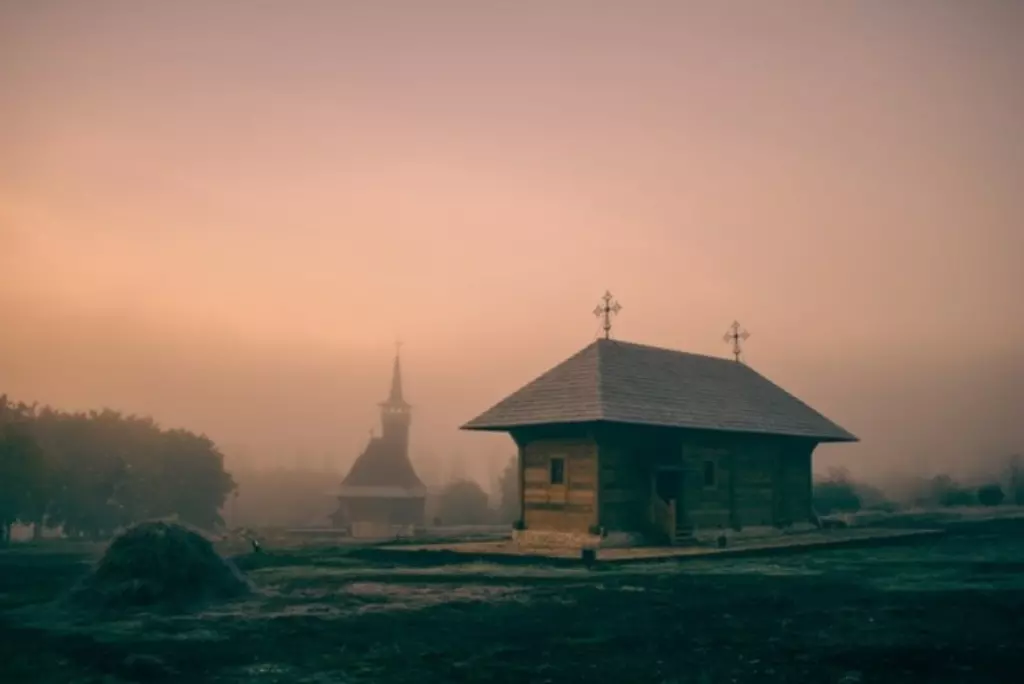 igreja de Hiriseni fotografia de monumentos Moldávia