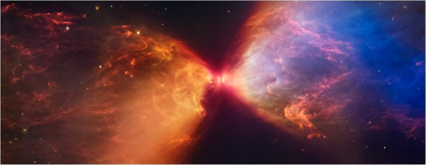 Telescópio James Webb ampulheta de fogo