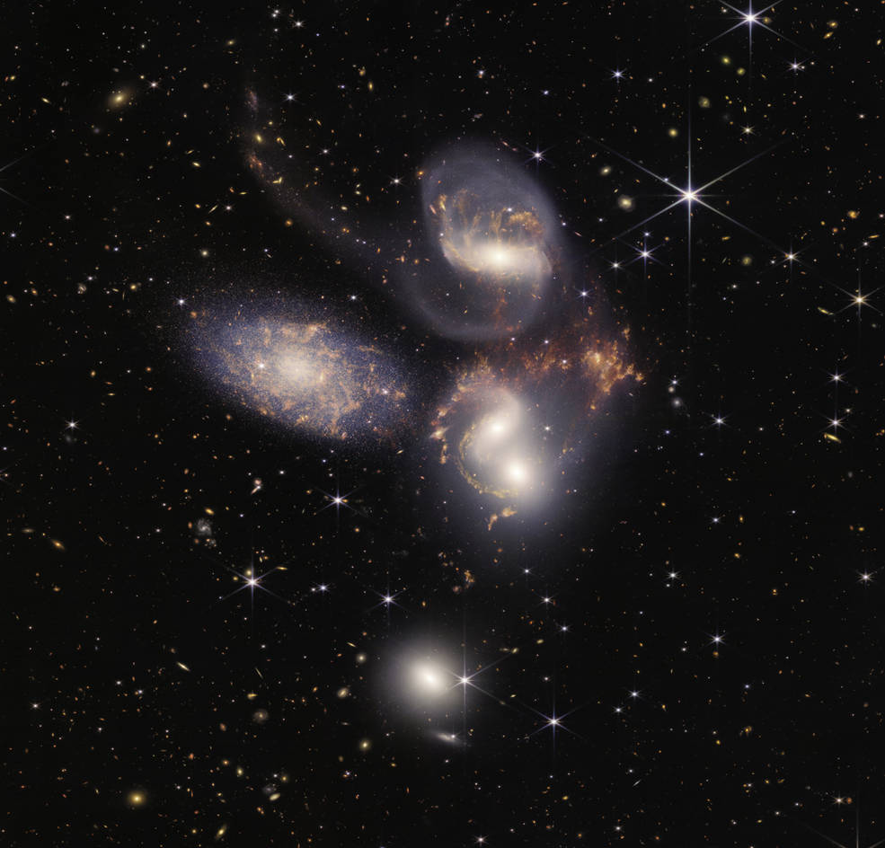 Telescópio James Webb - Quinteto de Stephan