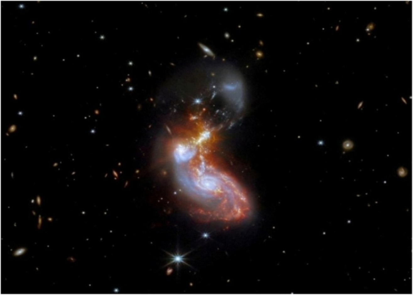 Telescópio James Webb encontro galáctico