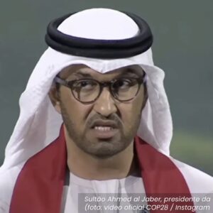 Polêmico sultão Ahmed al Jaber, presidente da COP28