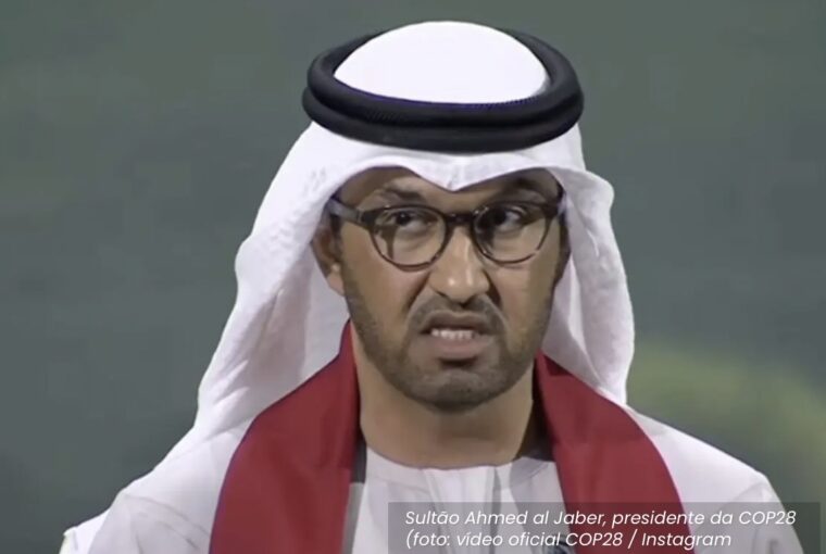 Polêmico sultão Ahmed al Jaber, presidente da COP28