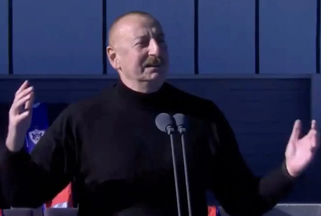 Ilham Aliyev, presidente do Azerbaijão, país que vive onda de repressão à imprensa