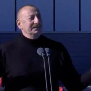 Ilham Aliyev, presidente do Azerbaijão, país que vive onda de repressão à imprensa