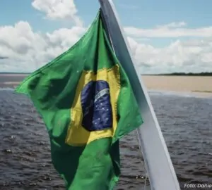 Bandeira do Brasil, país que ficou em 31º no ranking de soft power