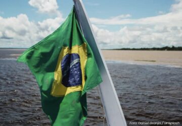 Bandeira do Brasil, país que ficou em 31º no ranking de soft power 2024