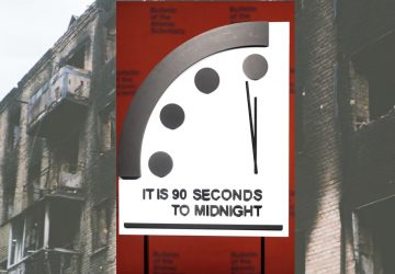 Relógio do Fim do Mundo Doomsday Clock guerra Ucrânia Rússia