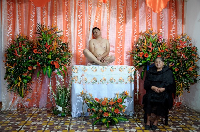 neto e avó fotografia de arte 