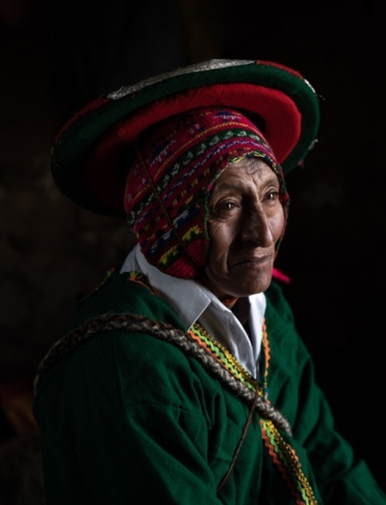 ancião em Cusco Peru