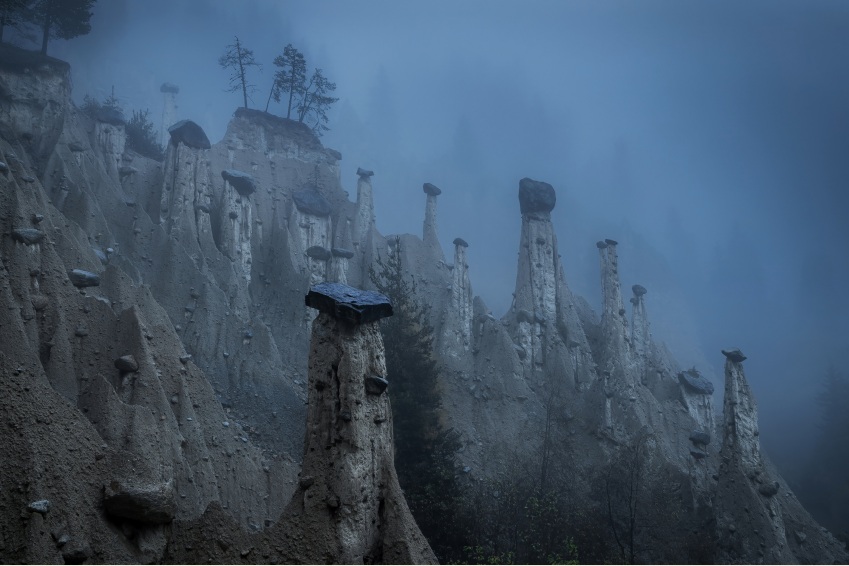 pirâmides da terra concurso de fotografia prêmio de fotografia fotografia da natureza Itália
